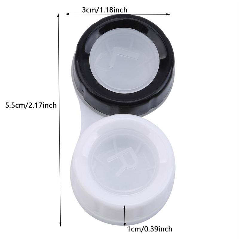 10 grids Contact Lens Box Holder Portable Small Lovely Clear Eyewear Bag Container Contact Lenses Soak Storage Case