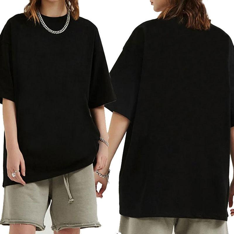

Summer New Cotton Short Sleeve T-Shirt Casual Fashion European Style Couple Tops For Men Women XXXL