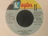 7inch Record SUGAR MINOTT  Never My Love NONE Kingston 11 1994 Jamaica Reggae Ska  Dub Used