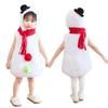Baby Snow Man Costume Snow Girl Costume, Toddler Christmas Snowman Costume Novelty Fancy Dress Snow Girl Costume