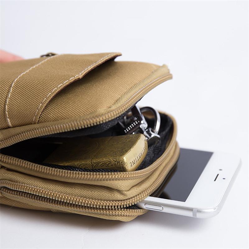Oxford Bag Outdoor Molle  Waist Fanny Pack Men Phone Pouch Camping Hunting Waist Bag EDC Gear Purses