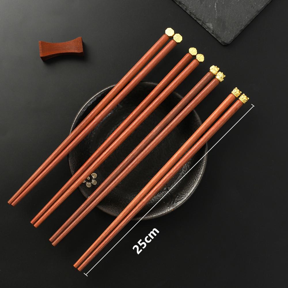 Engraved Logo Chopstick Rest Gift Set with Engraving & Hot Stamping for Corporate Souvenirs