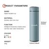 1Pcs Car Smart Thermos Bottle With Temperature Display For Alfa Romeo Giulietta GT 159 147 156 Mito Brera Giulia Spider F1