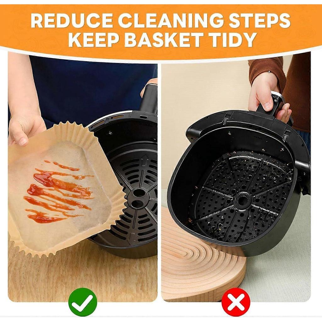 Small Air Fryer Liners Disposable 2 Qt for COSORI 2.1 Qt Air Fryer, Parchment