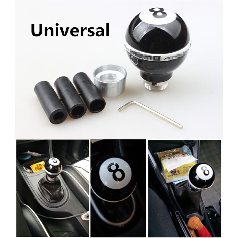 Car Gear Shift Knob Ball 8 Billiard Shape Universal Manual Lever Stick Shifter