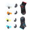 6 Pairs Short Sports Socks Sweat Absorption Breathable High Elasticity Compression Socks for Men Women Color Mixed Free