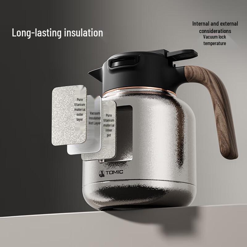 TOMIC Smart Temperature Display Tea Pot
