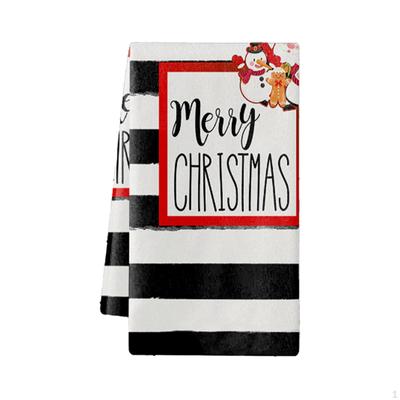 Absorbent Christmas Kitchen Towel Dish Decorative Decoration Soft for