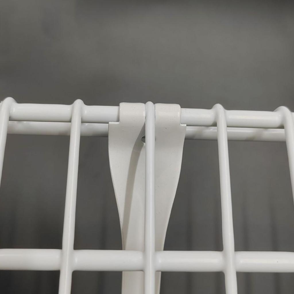 Set of 6 Multipurpose Closet Wire Shelf Support Brackets 17Inch Sturdy Stainless Steel With Installation Hardware