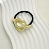 Minimalist Metal Hair Ring - New Korean Style High-End Ponytail Tie Rubber Band.