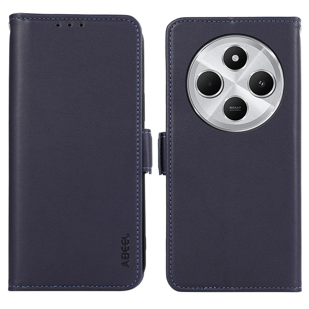 ABEEL For Xiaomi Poco C75 4G/Redmi 14R 5G/14C 4G Case Leather Phone Cover with RFID Blocking Wallet
