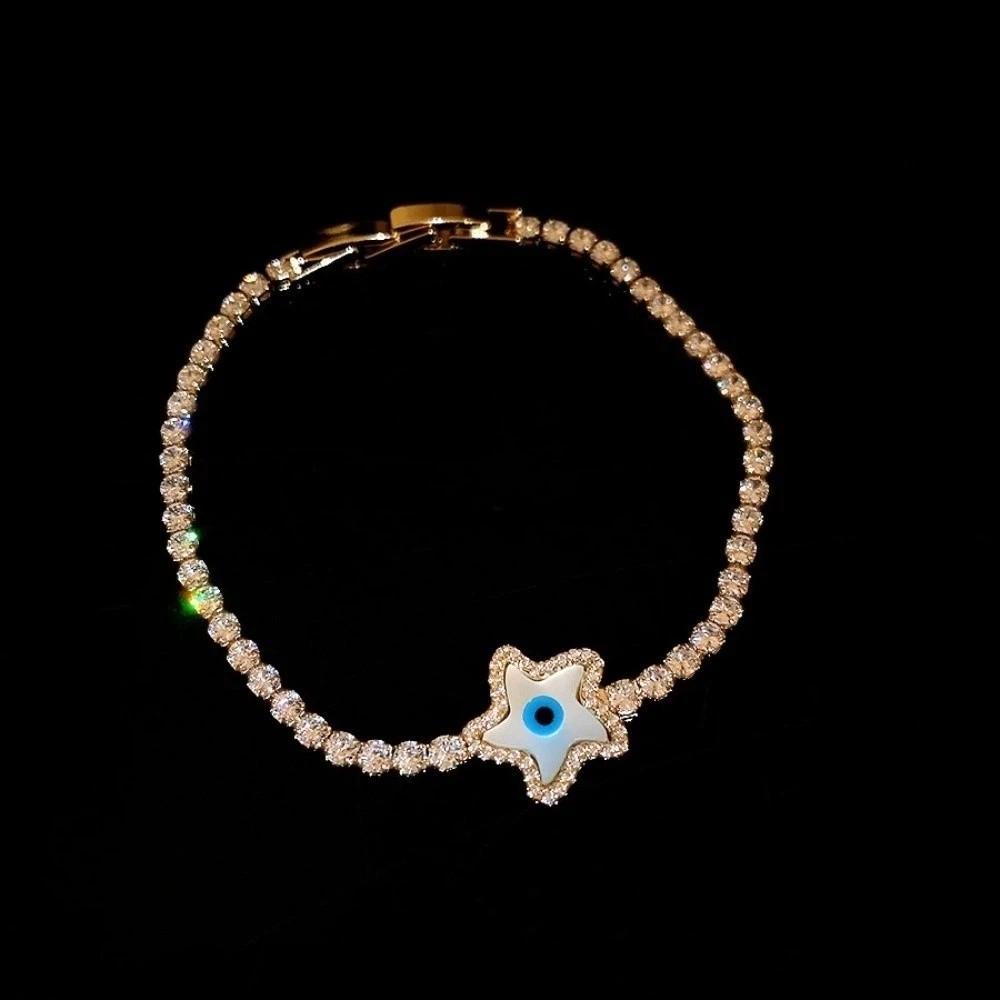 Star Round Devil's Eye Devil's Eye Bracelet Banquet Clothes Jewelry  Valentine's Day Gift