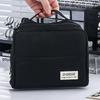 Enlarged 11 Layer Handheld Pencil Case Pen Bag Simple Color Design Wide Opening Storage Pouch Stationery School Travel
