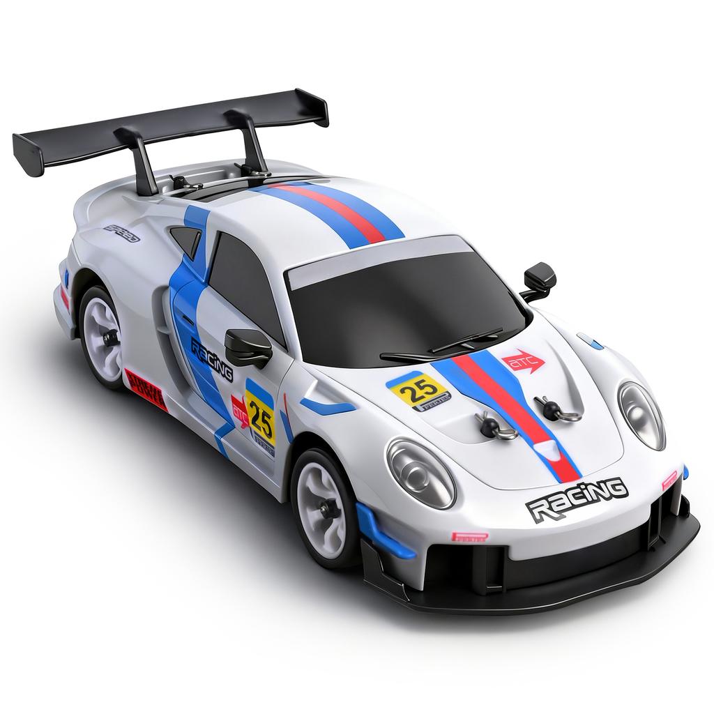 RC Drift Car, 1:28 Scale Remote Control Vehicle with LED Lights, 2.4GHz 30KMCelsiusH High Speed RC Cars Racing Sports Toy for Racing Enthusiasts