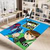 1pc Ben Ultimate Alien Carpet for Playroom Bedroom Living Room Sofa Home Decor,kids Game Area Rug Non-slip Floor Mat Y73044