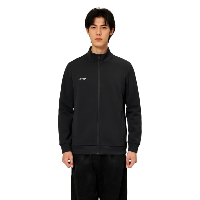 Li Ning Schlicht Minimalistisch Studentenstil Logo Laufen Sport Freizeit Reißverschluss Langarm Hoodie Unisex Hoodies AFDL226-1