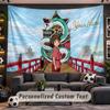 Spirited Away Personalized Tapestry Support Custom Name, Wall Art Home Decoration