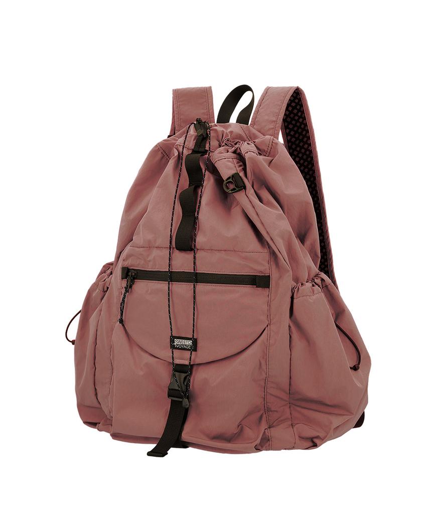 Sweetch Voyager Drawstring Backpack 002 S Rosy Pink