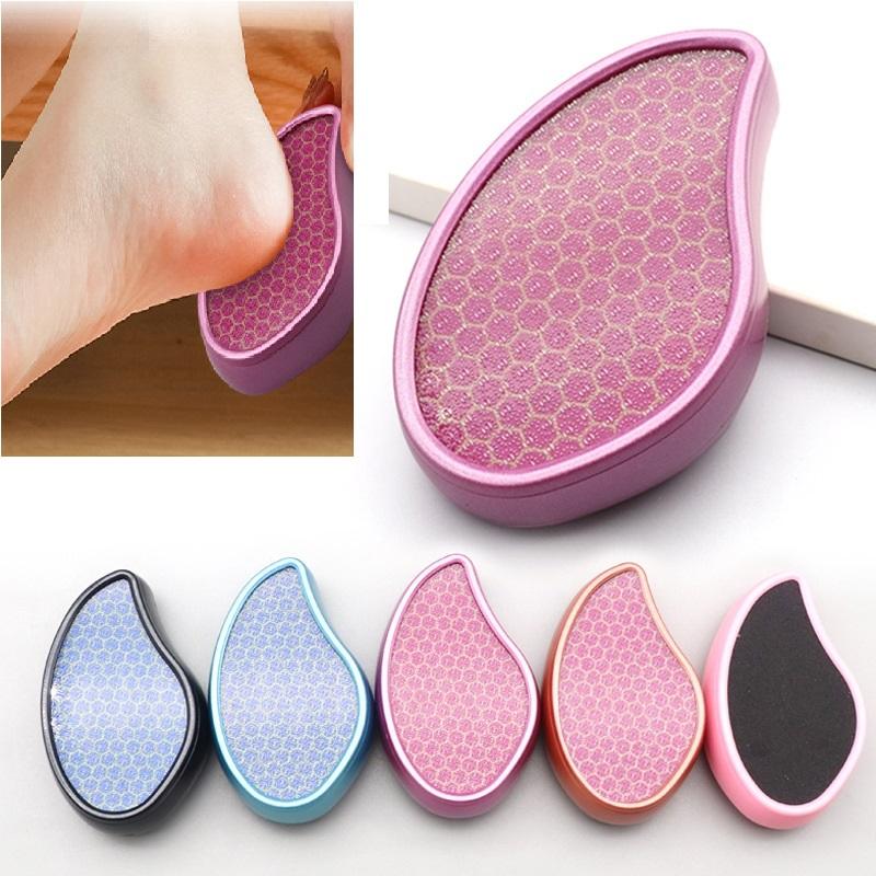 Lima per Piedi in Vetro Nano Cristallo Rimuovi Calli Rasoio Rimuovi Pelle Morta Dura Spaccata Secca Strumento Professionale per Talloni e Piedi Raspa Pedicure