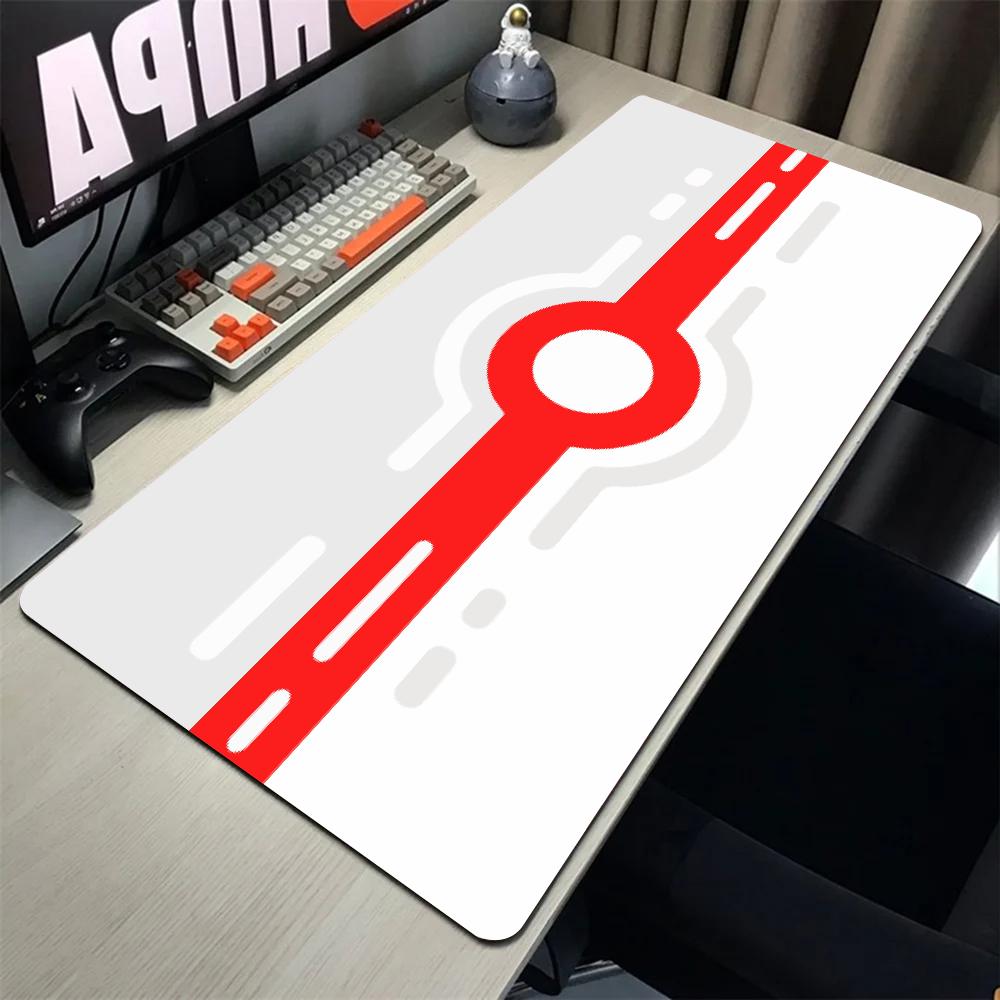 PPokemon Ball Mousepad Mouse Mat Desk Mat With Pad Gaming Accessories Prime Gaming XXL Keyboard Pad Padding Mat