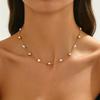 European and American Heart-Shaped Faux Pearl Necklace for Women - High-End Fashion Clavicle Chain