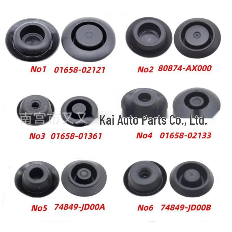 Nissan Zwarte Rubberen Waterdichte Chassisplug - Universele Pasvorm