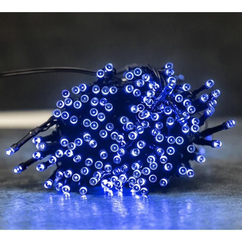 Outdoor Tree Garden Patio Christmas Wedding Decor Solar Powered Warm White LED String Lights IP65 Waterproof Auto On/Off 8 Modes
