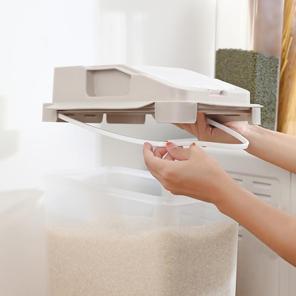 Damp Storage Container Lid Cereal Boxes Handles PP Polypropylene Food Vacuum Seal Sealed