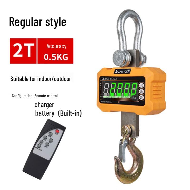 YITUOKE 2-Ton Portable Digital Crane Scale