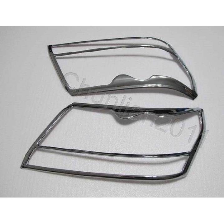 Chrome Front Head Light Lamp Cover Trim for 06-13 SUZUKI GRAND VITARA 2PCS