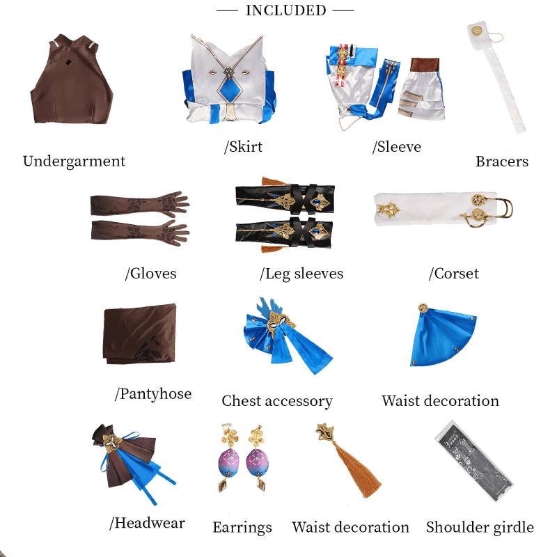 

Костюм для косплея Rail Star Honkai Bronya Аниме наряд Костюм для вечеринки/игры Персонаж XS