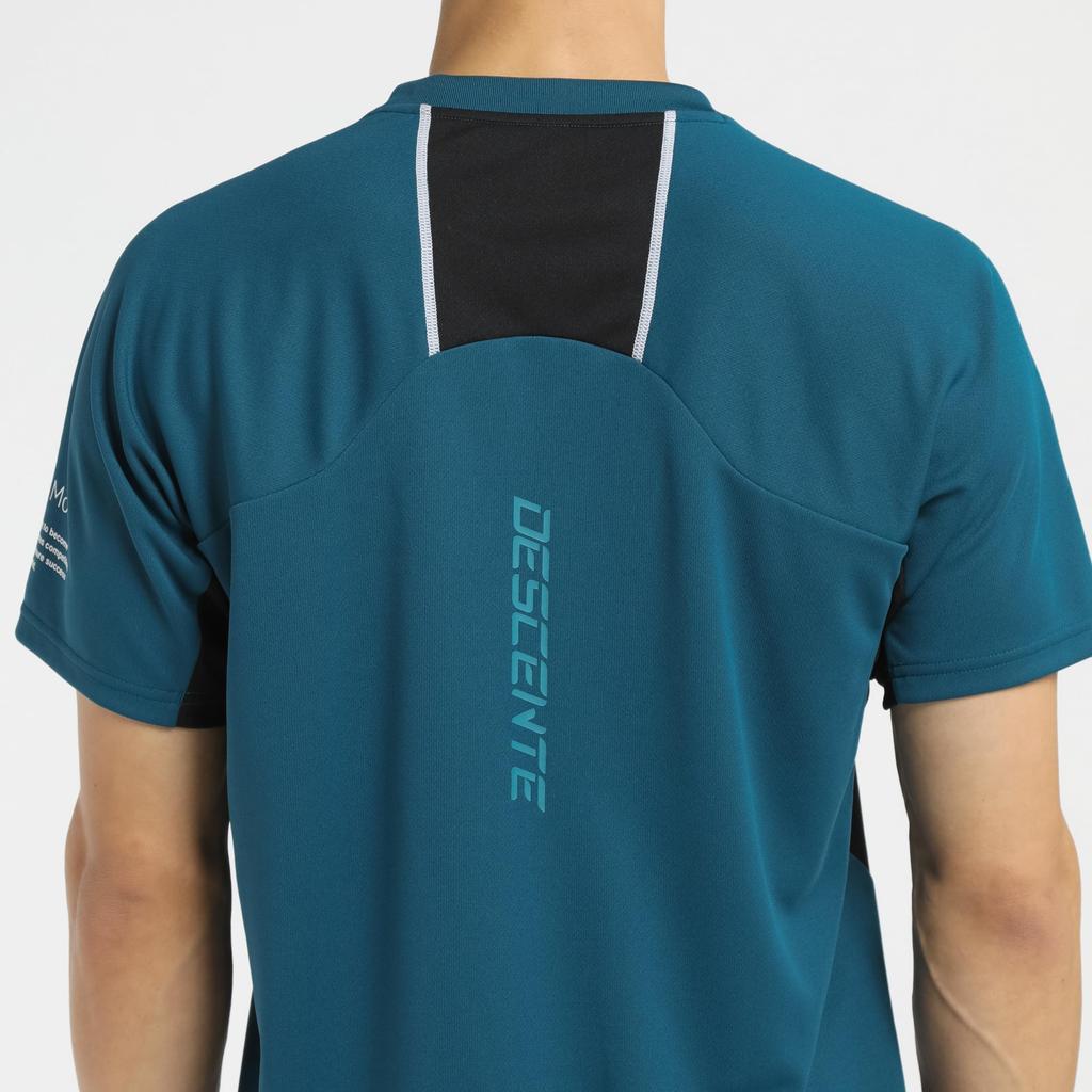 DESCENTE Short Sleeve Volleyball Easy To Move Raglan for Men and Club GR00 Shirt, Moisture-Wicking, Quick-Drying, Breathable, In, Sleeves, Women,