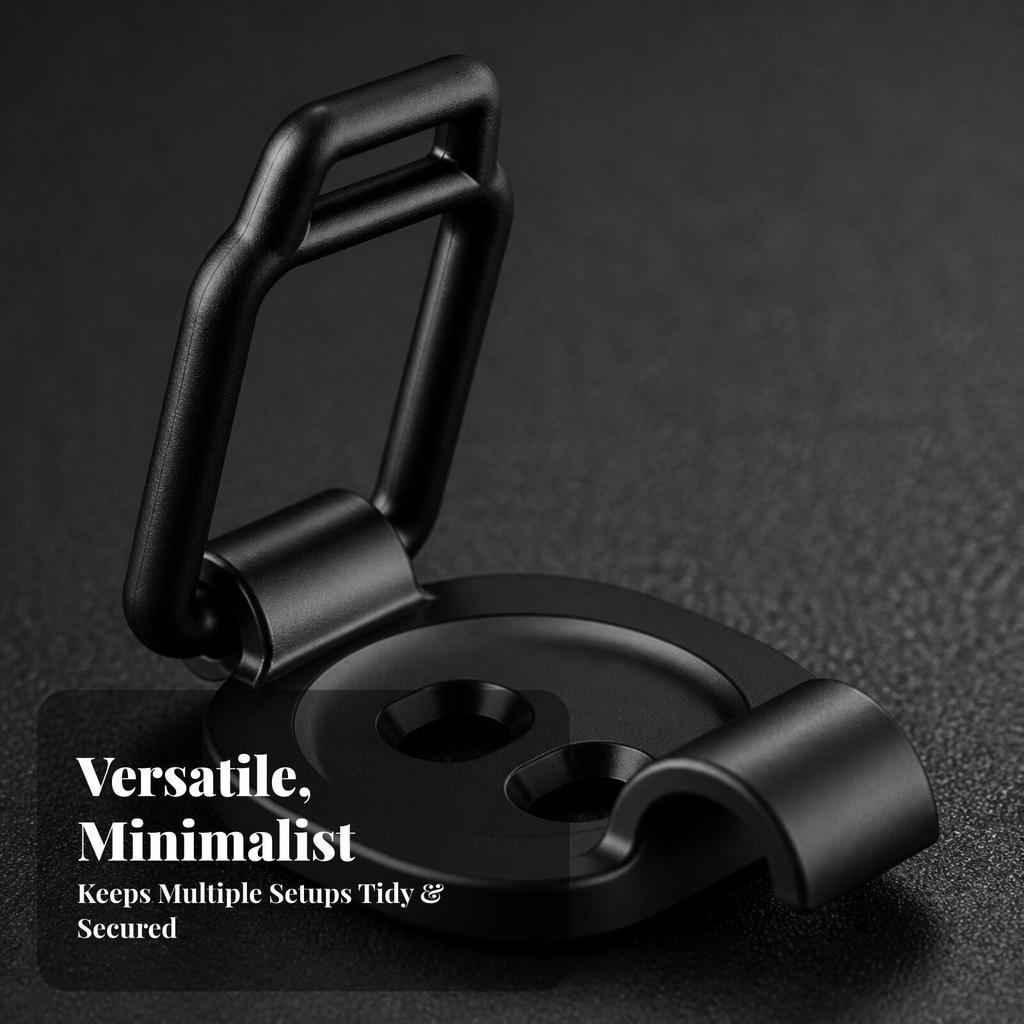 10 Pieces Desktop Cable Management Clip Screw-Mount for Vehicle