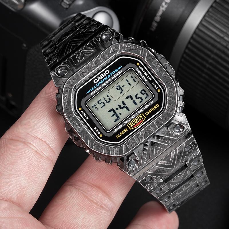 CASIO Unisex G-SQUAD Series 43.2mm Black Watch DW-5600UE-1A(Team788--)