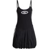 Originals Ss25 Campus 2000 Balloon Dress Logo Stripe Casual Sports Cami Dress Women Dresses KC8798