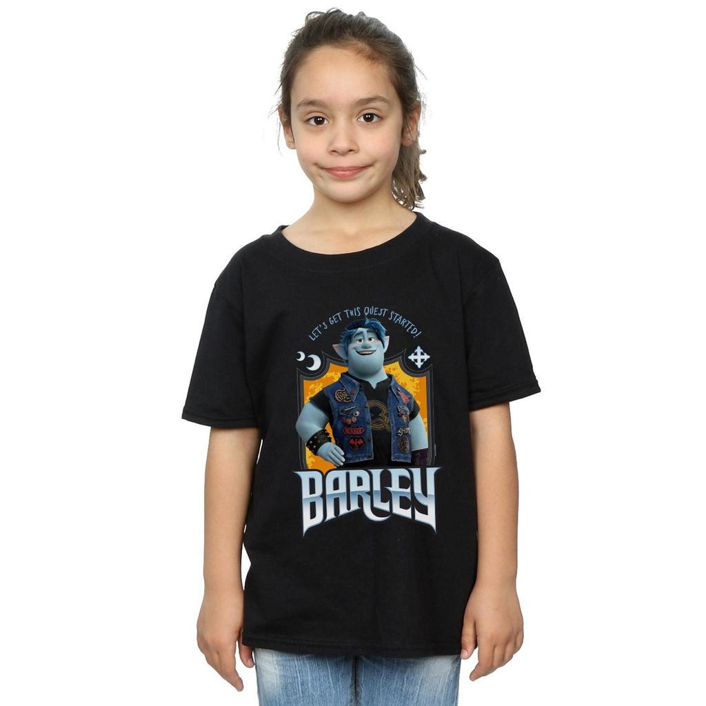 Disney Girls Onward Barley Pose Cotton T-Shirt