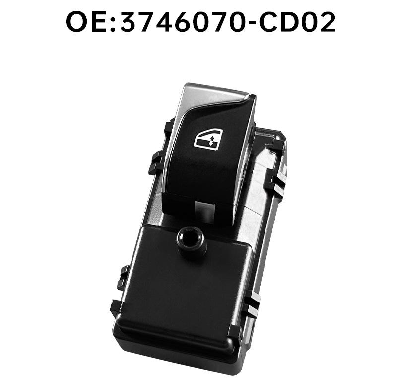 Passenger Side Rear Window Lift Switch for Changan CS75Plus - Model 3746070-CD02