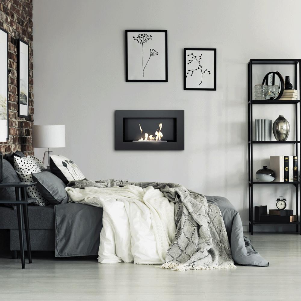 Wall Mounted Bioethanol Fireplace GOLF FLAT TÜV