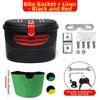 Plastic Electric Scooter Basket Large Capacity Anti-theft Baskets Replacement