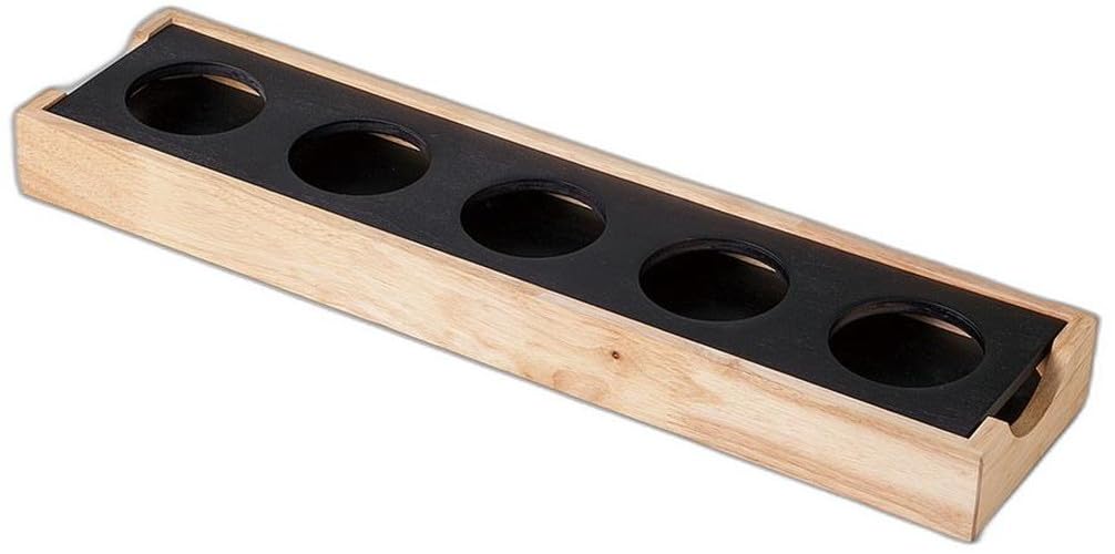 

Деревянный черный набор для закусок x x большой Сделано в Setomonohonpo 5 ячеек (натуральный) [55.6 13.7 5см] Тарелка в западном стиле, Вьетнам, чёрный