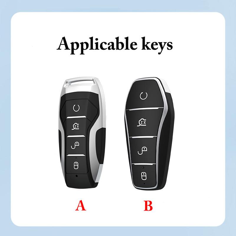 Autoschlüsselhülle Vollabdeckung Schale Halter Schutz für BYD Tang EV600 Han EV Yuan ATTO 3 Song PLUS Pro MAX DMI Qin Autozubehör
