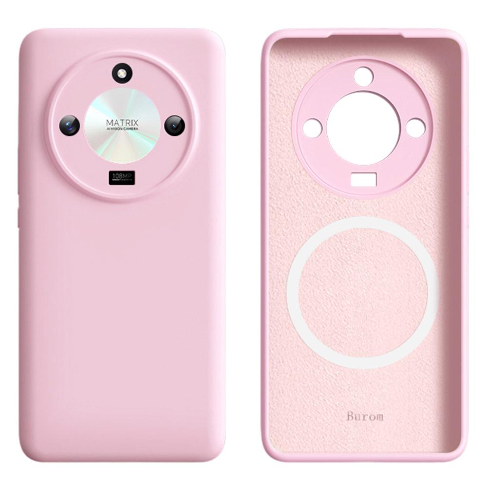 For Honor X50 5G Case Compatible with MagSafe Precise Cutouts Liquid Silicone+PC Phone Cover