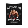 Kamogawa Boxing Gym Takamura Blankets Fleece All Season Hajime No Ippo Anime Thin Throw Blankets for Sofa Travel Bedspread