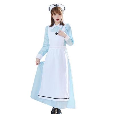 Brightlara Halloween Cosplay Nurse Costume, Long Sleeve, Women's, cos052-M
