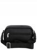 David Jones Women's Messenger Bag, Black Faux Leather