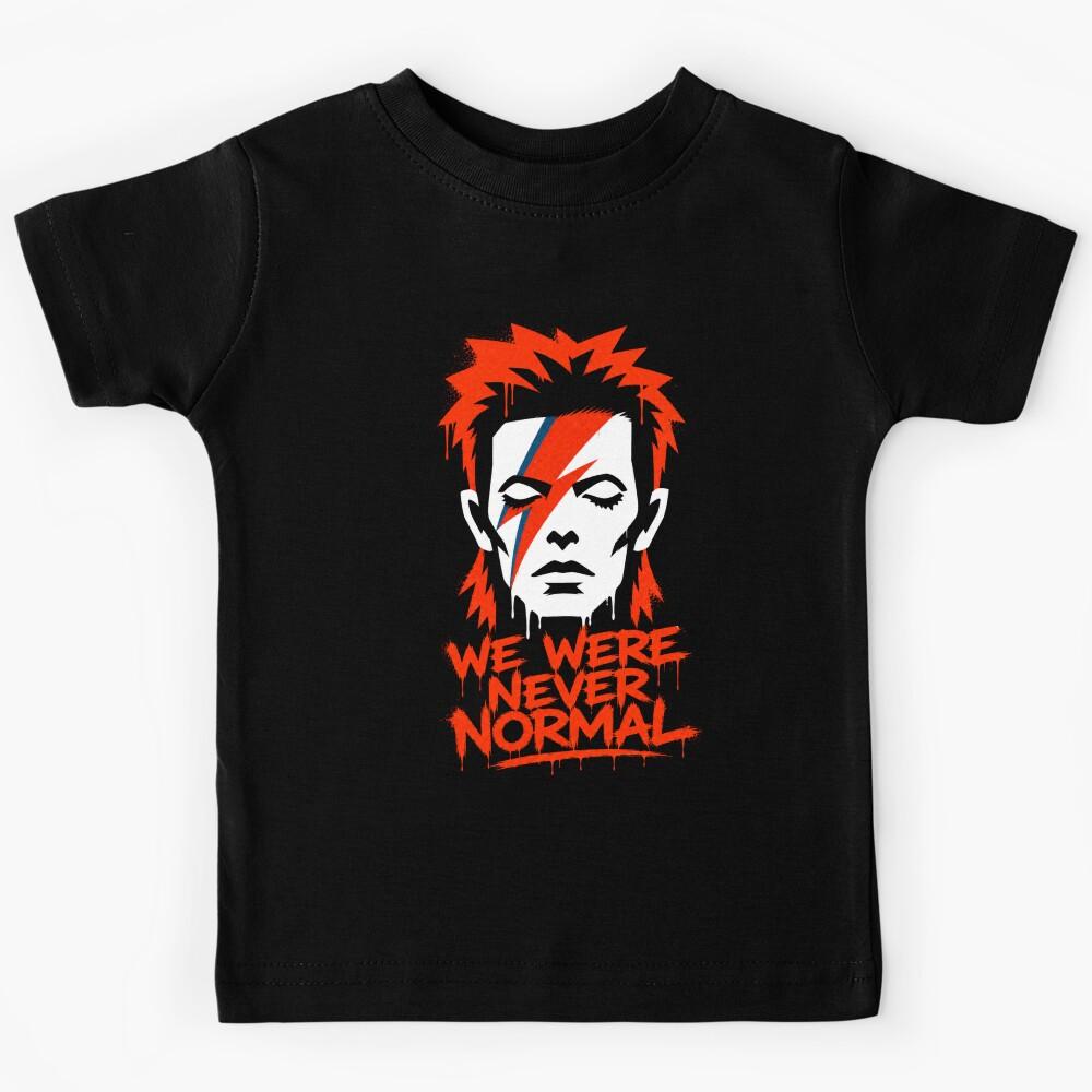 We Were Never Normal Glam Rock Street Art Design Kids T-Shirt 120