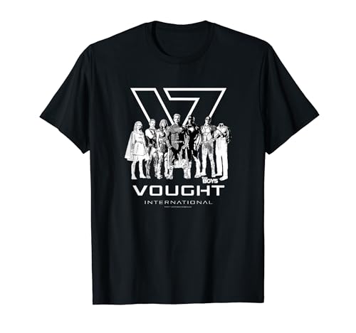 The Boys Vought Group Photo Superhero TV Show T-Shirt