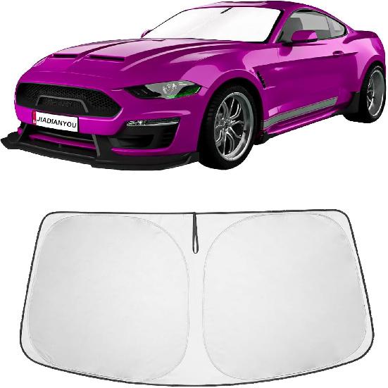 for BMW X5 Windshield Sun Shade - Foldable Windshield Cover Sun Shade X5 2014-2025 Accessories Protect Car from Sun Rays Overlapping UV Reflective