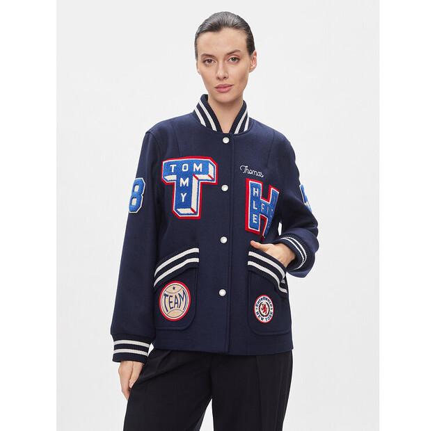 Куртка бомбер Tommy Hilfiger Collegiate Wool Blend Varsity