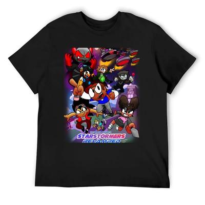 Starstormers Revamped - 2023 Promo Art T-Shirt Street Wear Personalized T-shirt Essential T Shirt Mens Graphic T-shirts Pack